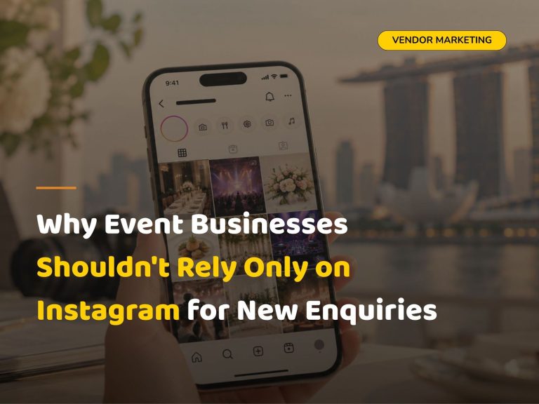 Why Event Businesses Shouldn’t Rely Only on Instagram for New Enquiries